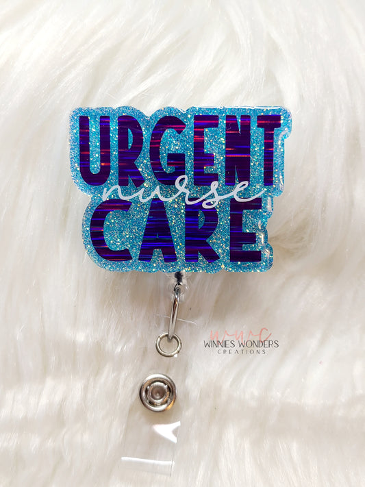 Urgent Care Nurse Badge Reel