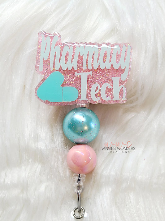 Pharmacy Tech Badge Reel