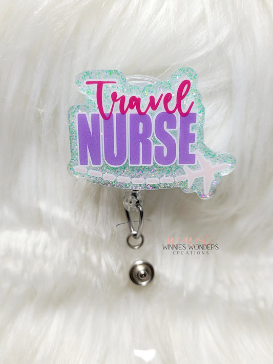 Travel Nurse Badge Reel