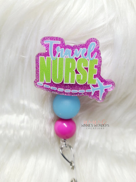 Travel Nurse Badge Reel
