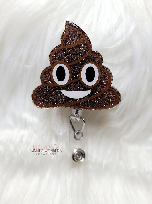 Poop Emoji Badge Reel