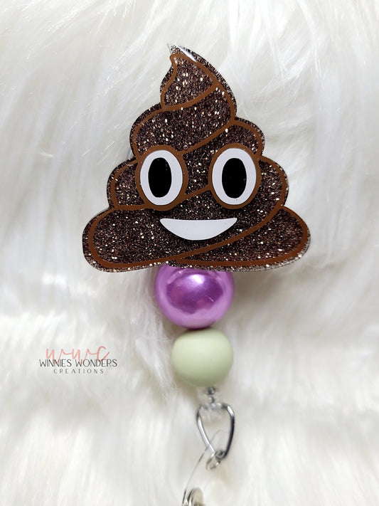 Poop Emoji Badge Reel