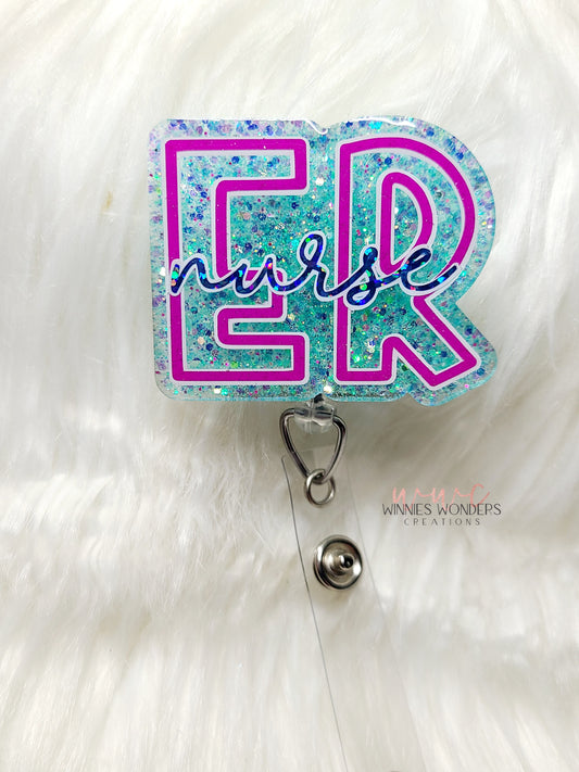 ER Nurse Badge Reel