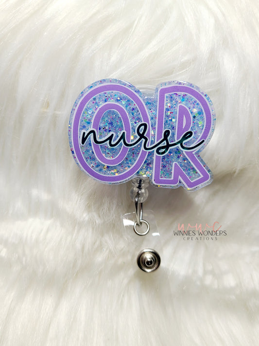 OR Nurse Badge Reel
