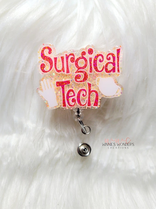 Surgical Tech Badge Reel