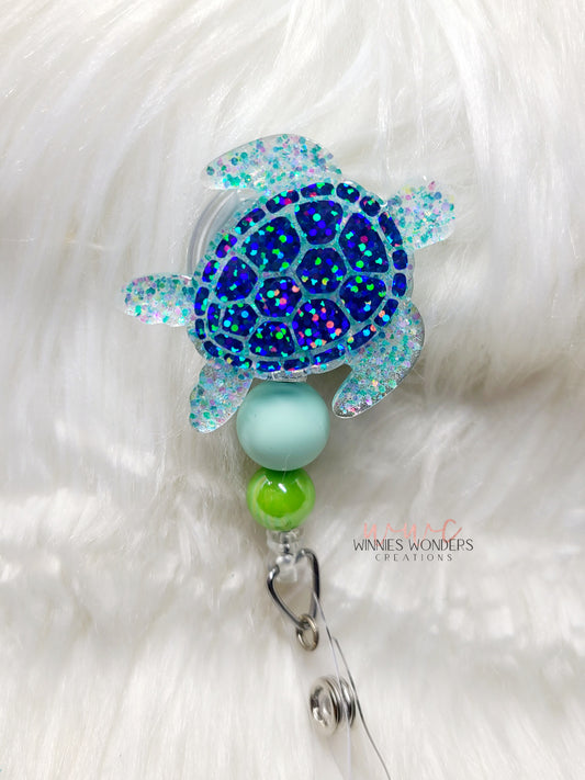 Sea Turtle Badge Reel