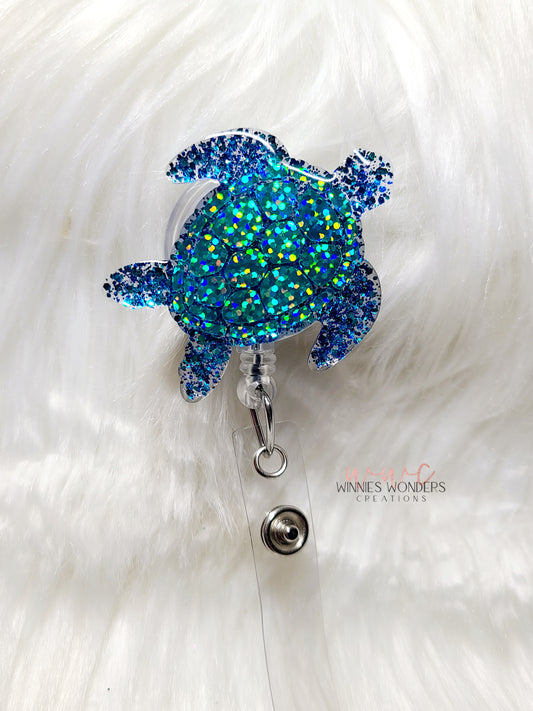 Sea Turtle Badge Reel