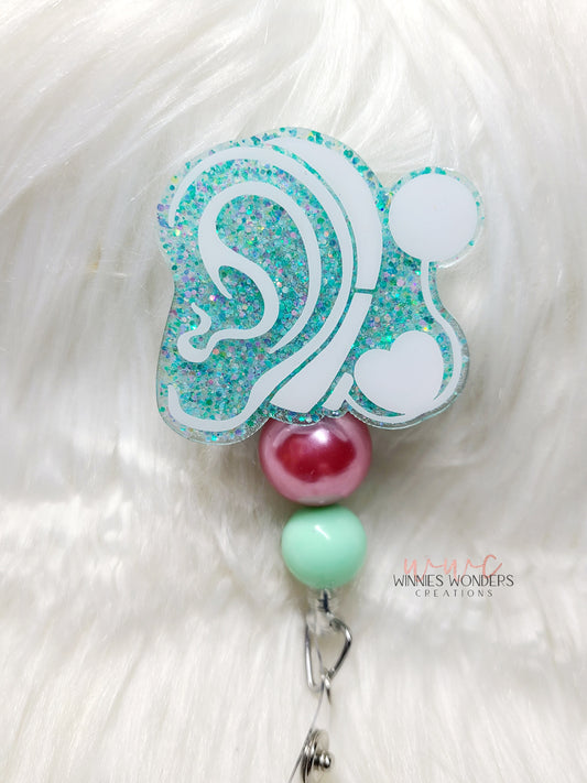 Cochlear Implant Badge Reel