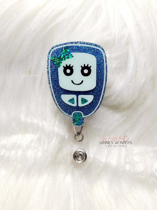 Glucose Meter Badge Reel
