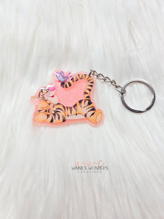 Cute Tiger Keychain