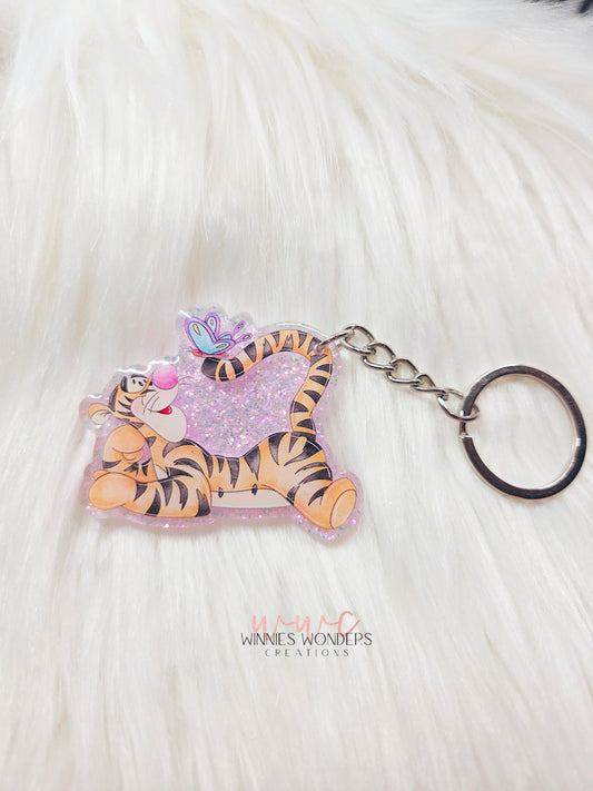 Cute Tiger Keychain