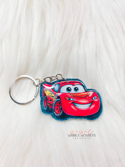 Racing Car Keychain