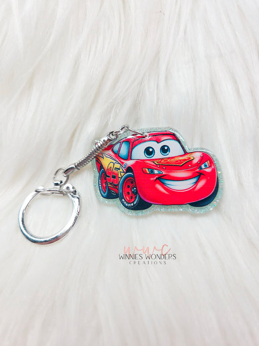 Racing Car Keychain