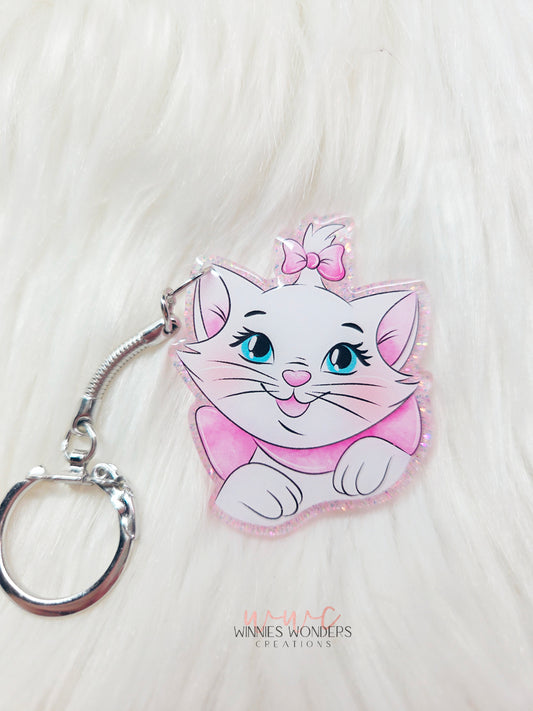 Cute Kitten Keychain