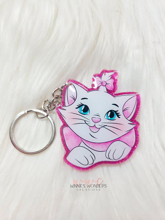 Cute Kitten Keychain