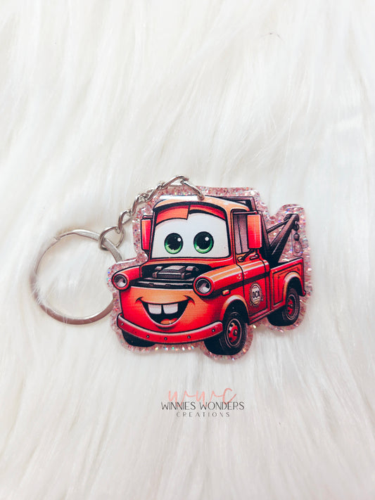 Tow Truck Keychain