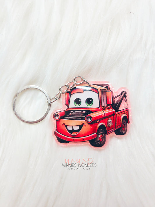 Tow Truck Keychain