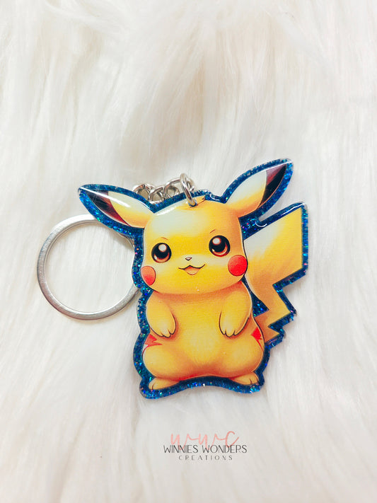 Lightning Squirrel Keychain