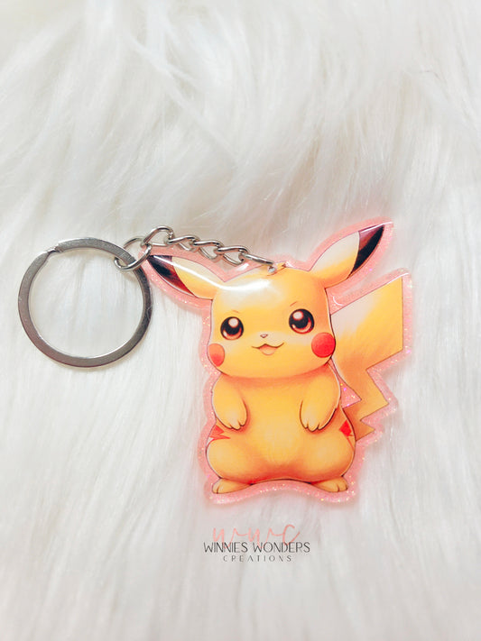 Lightning Squirrel Keychain