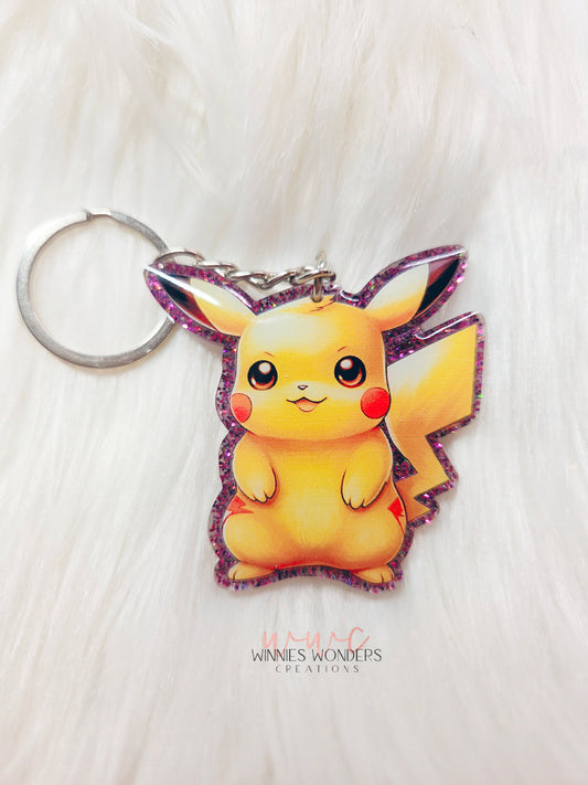 Lightning Squirrel Keychain