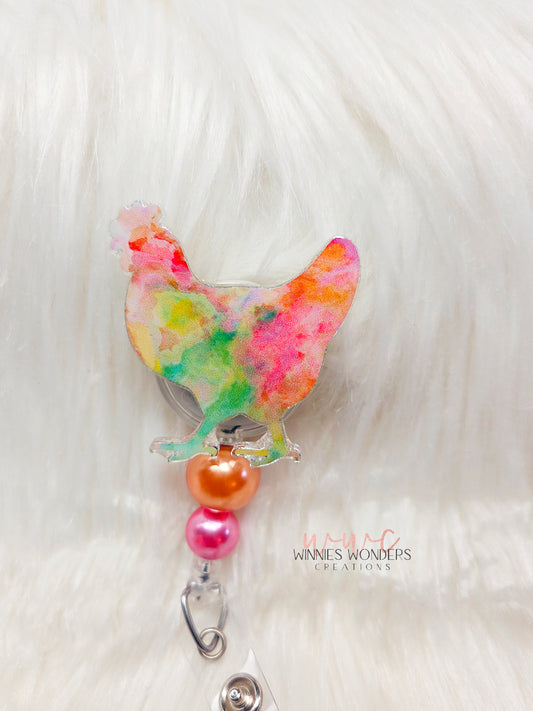 Rooster Badge Reel