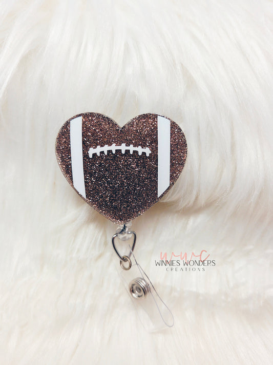 Football Heart Badge Reel