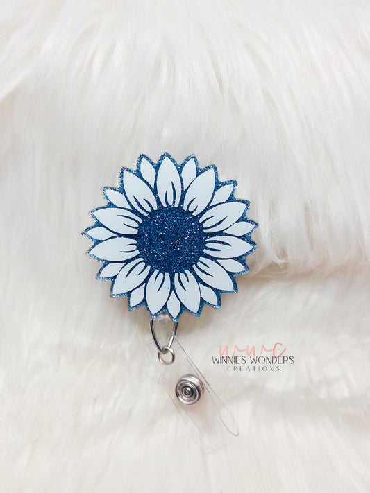 Sunflower Badge Reel