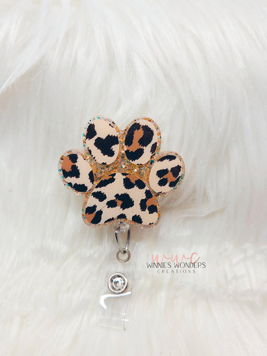 Paw Badge Reel