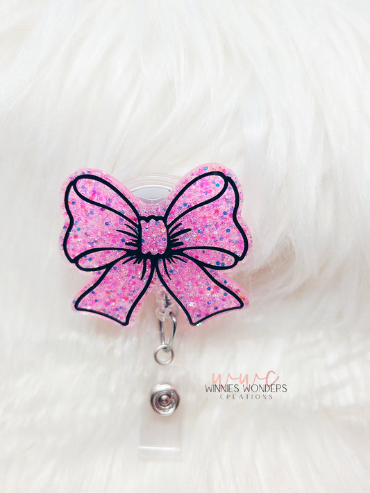 Bow Outline Badge Reel