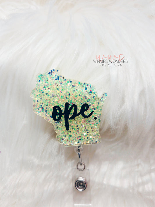OPE Wisconsin Badge Reel
