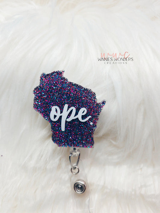 OPE Wisconsin Badge Reel