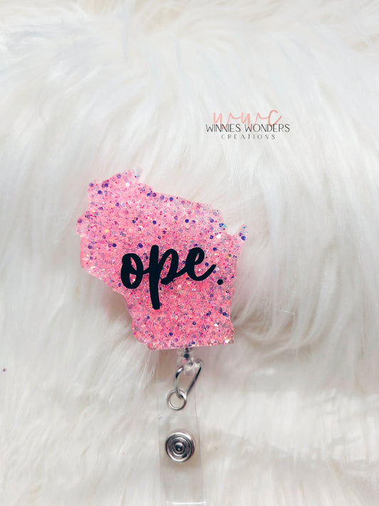 OPE Wisconsin Badge Reel