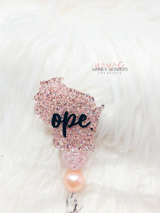 OPE Wisconsin Badge Reel