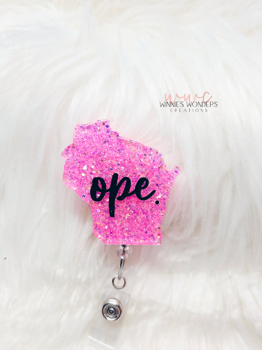 OPE Wisconsin Badge Reel