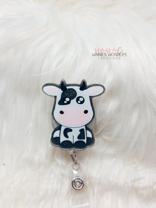 Cow Badge Reel