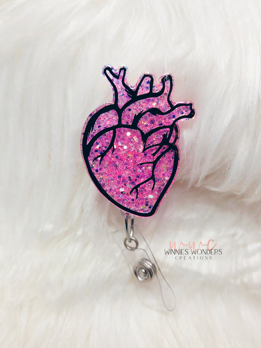 Anatomical Heart Badge Reel