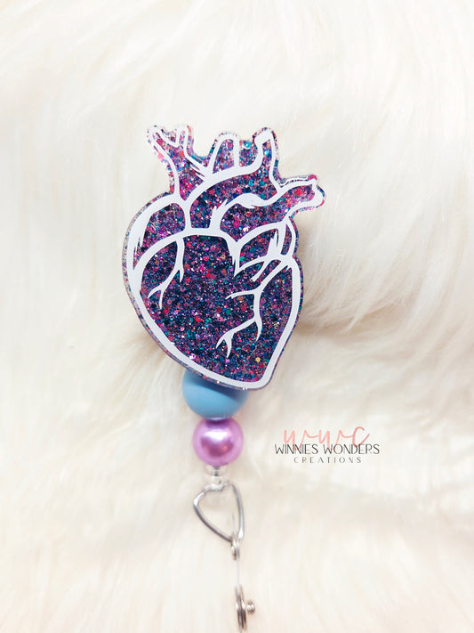 Anatomical Heart Badge Reel