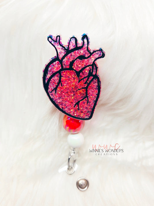 Anatomical Heart Badge Reel