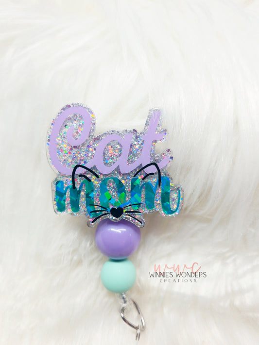 Cat Mom Badge Reel