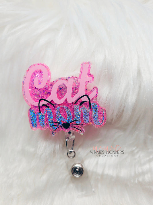 Cat Mom Badge Reel