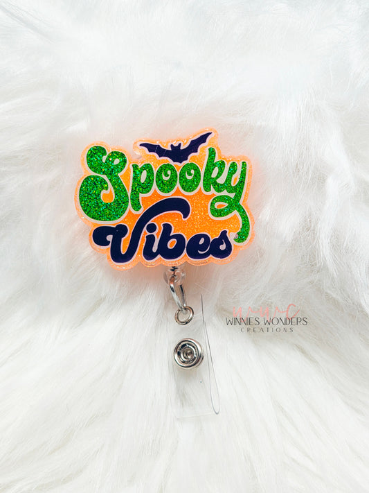 Spooky vibes Badge Reel
