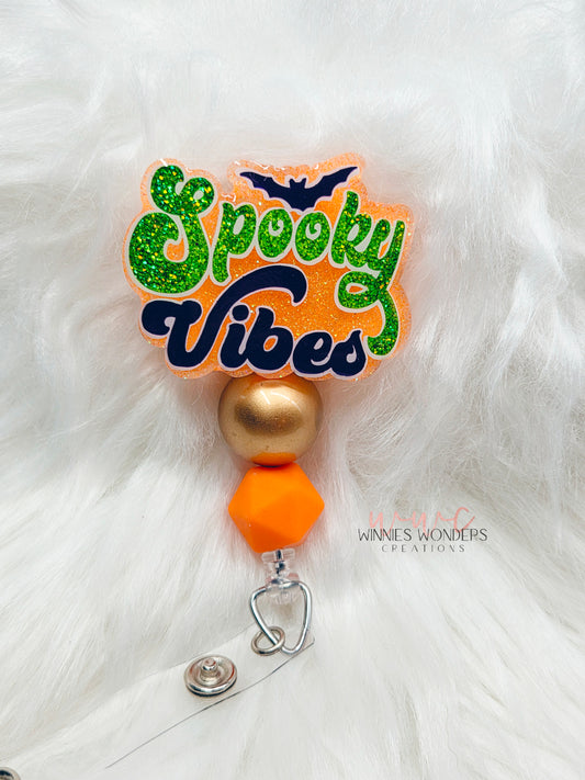 Spooky vibes Badge Reel