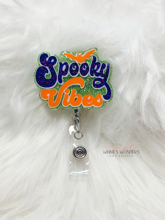 Spooky vibes Badge Reel