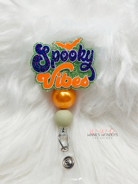 Spooky vibes Badge Reel