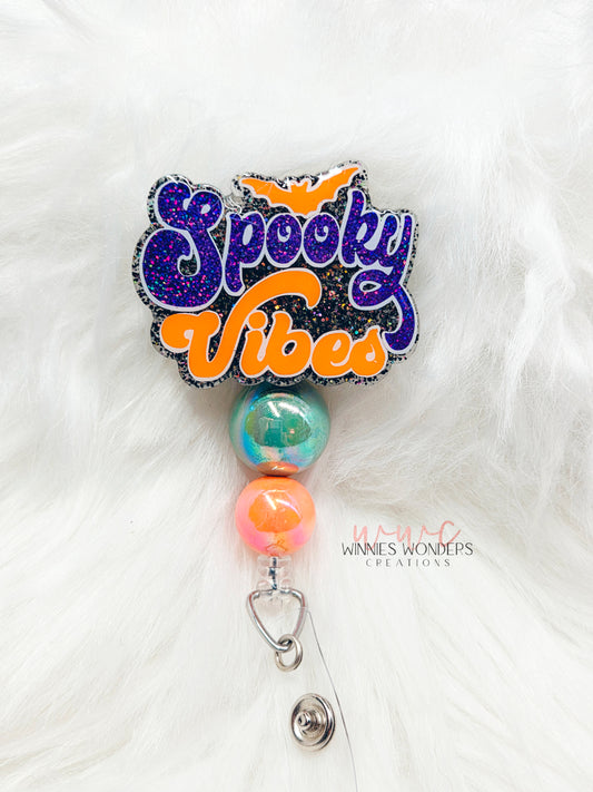 Spooky vibes Badge Reel