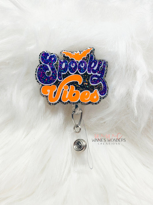 Spooky vibes Badge Reel
