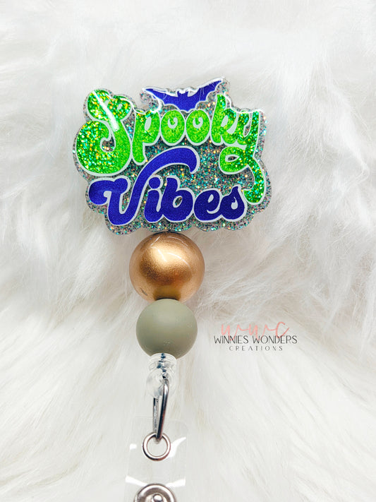 Spooky vibes Badge Reel