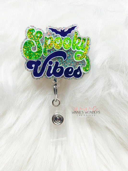 Spooky vibes Badge Reel