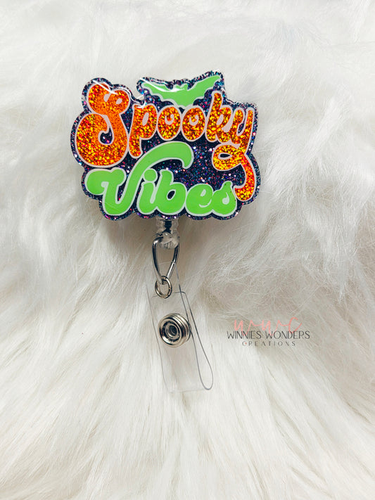 Spooky vibes Badge Reel