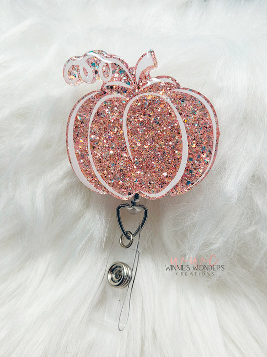 Cute Pumpkin Badge Reel